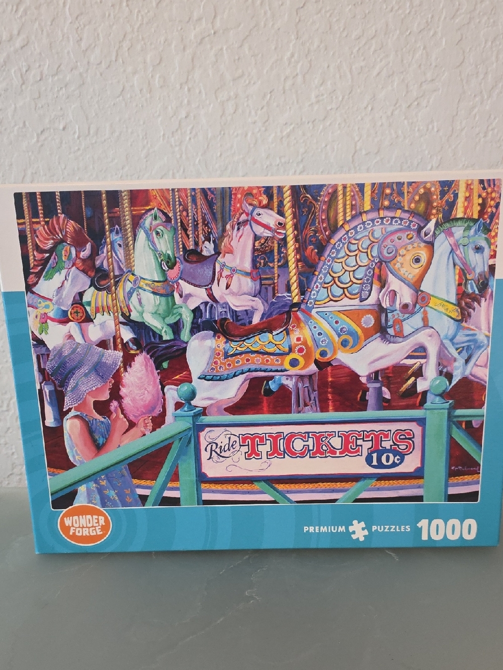 Carousel Ride Tickets 1000-Piece Puzzle By Wonder Forge